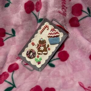 Festive Holiday Cookie Tray Ornament